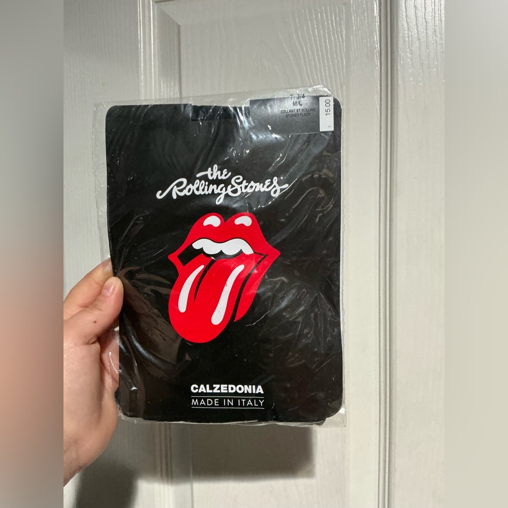 Rolling Stones Black Tights